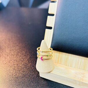 Adjustable Sun, Moon & Star Ring in Stainless Steel. A Tropical Sky in your hand